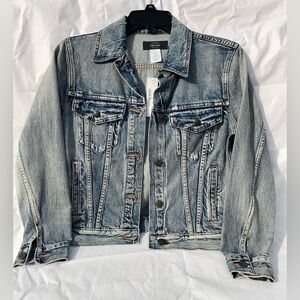 J. Crew Indigo Light Blue Denim Jean Jacket Size Small NWT